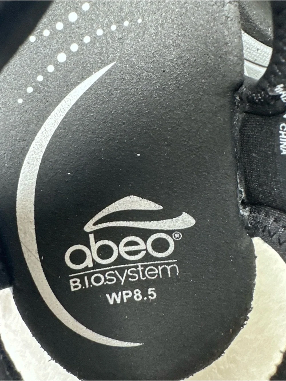 Abeo Bio System Women's Sandals Black Size 8.5 WP Comfort Strappy Orthotic Fit - Picture 7 of 16